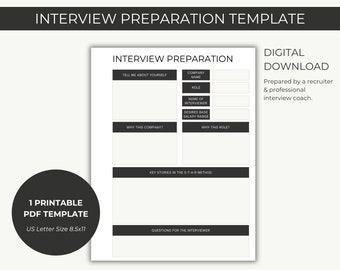 Modèle de préparation à l'entretien