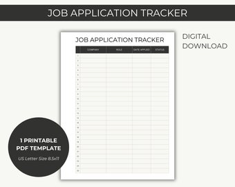 Job Application Tracker Excel Template Job Application Template Job Job Application Tracker Excel Template Job Application Template Job