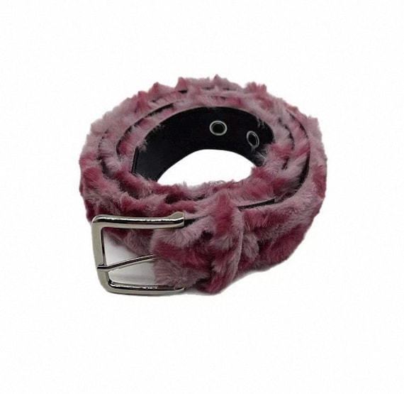 小物 suede y2k fur belt 105cm 小物 suede y2k fur belt 105cm Y2k Belts for Women Vintage