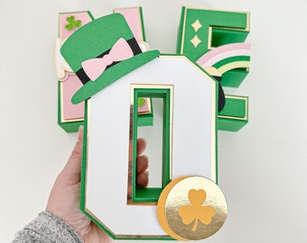 Lucky One 3D Letters, Lucky One First Birthday, Lucky One Party Decor, St. Patricks's Day 1st Birthday, Pink Lucky One Party, Lucky One