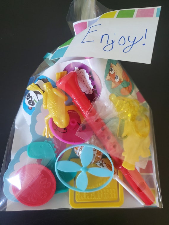 10 Ct Children Pre-filled Goodie Bags, Boys/girls Kids Party 