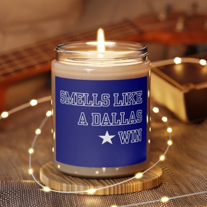 Smells Like a Dallas Win, Football Cowboys Dallas Team Gift, Game Day, Micah Parsons Scented Candle, 9oz