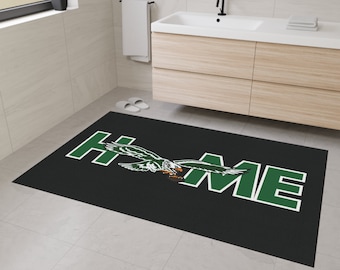 Eagles Philadelphia Football Jalen Hurts Season Bathroom Living Room Mat, Football Fan Door Mat , Sports Welcome Mat, Funny Football Mat