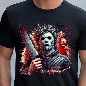 Halloween Horror DTF Transfer: Spooky Psycho Bunch Design