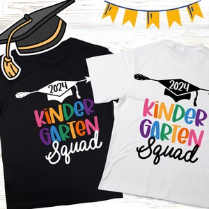 2024 Kindergarten Graduation T-Shirt: DTF Transfer