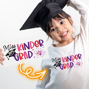 Kindergarten Graduation DTF Transfer: Ready to Press
