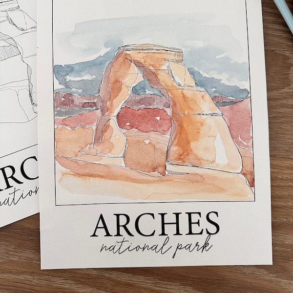 Arches DIY Watercolor Kit - Christmas Gift for Creatives - Paint Kit for Husband - Learn to Paint - Couples Date Night Idea - Christmas Gift