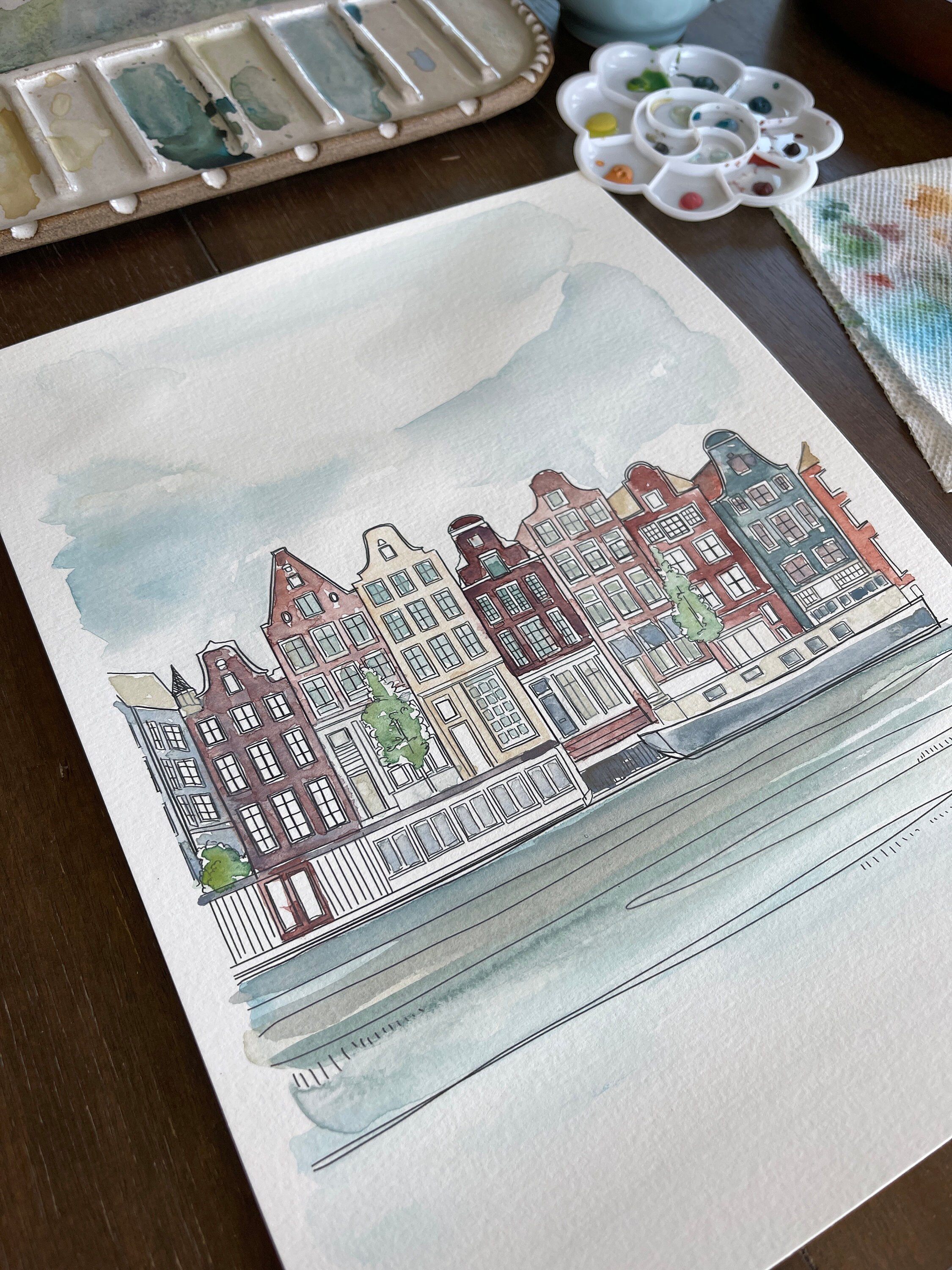 Amsterdam DIY Watercolor Kit