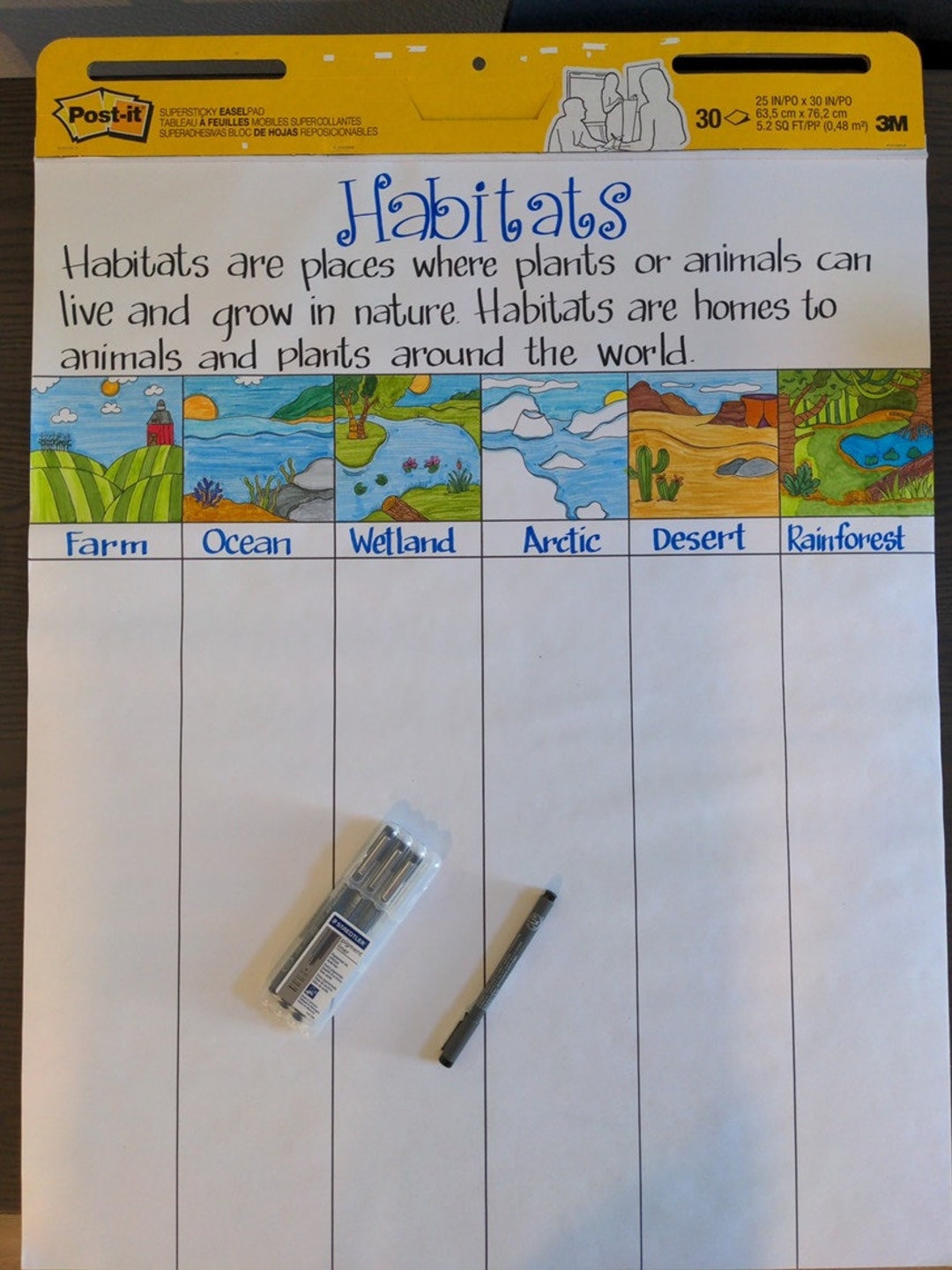 LAMINATED- I’m done, now what? Anchor Chart