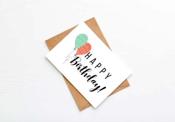 PRINTABLE Birthday Card - Etsy