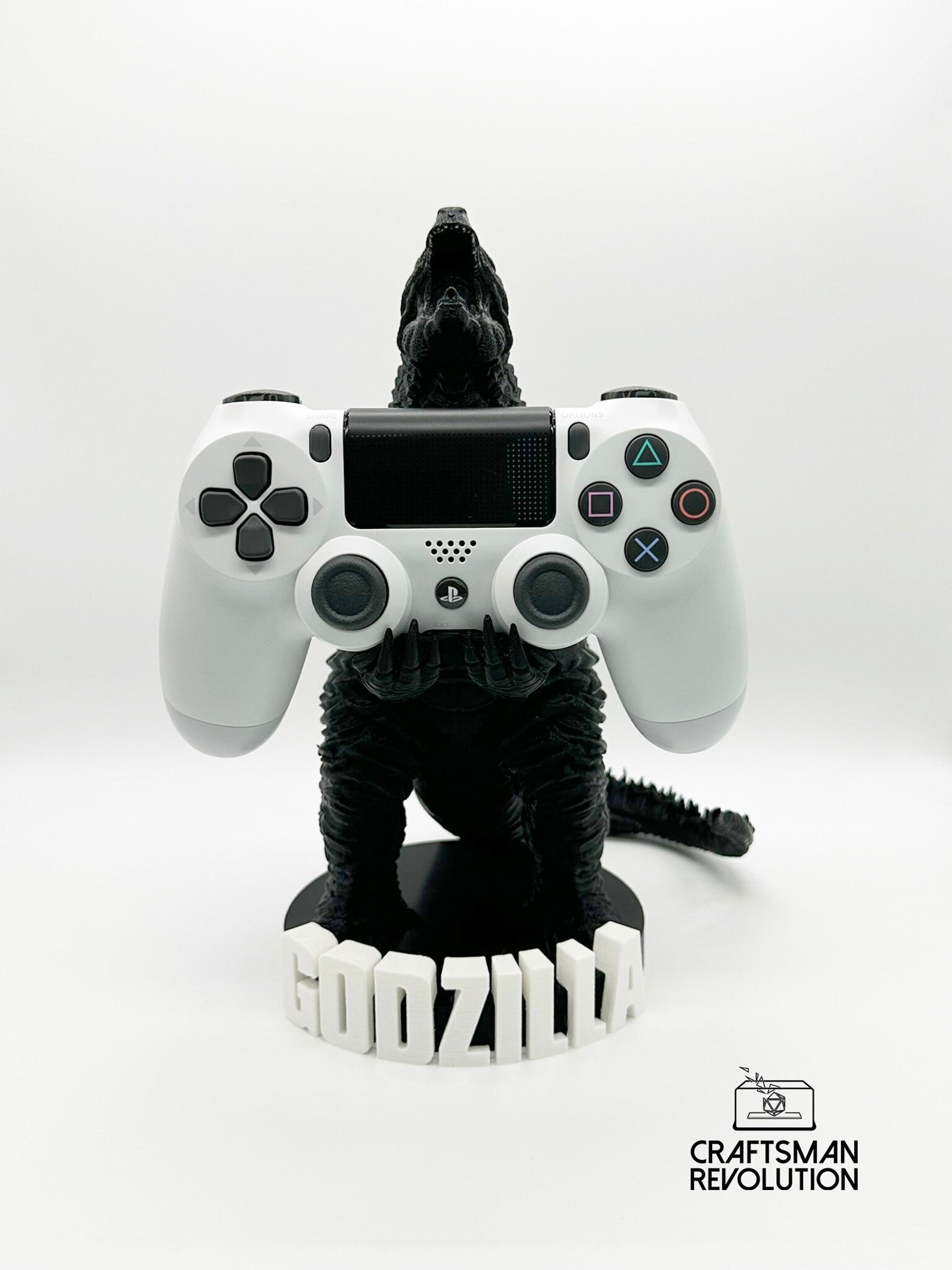 Godzilla Controller Stand, Phone Holder, Gaming, Room Decor, Office ...