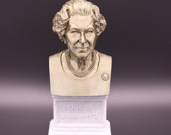 Queen Elizabeth II 3d Bust