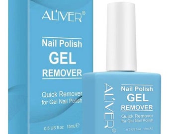 Gel Nail Polish Remover Magic Soak Off Burst Nail Varnish Cleaner Gel Manicure - Aliver Gel Remover 15ml