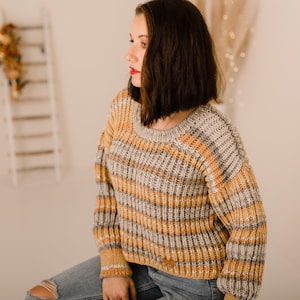 knitted sweater, handmade sweater, pullover