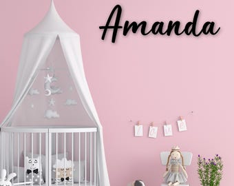 Placa de metal personalizada com nome, decoração de parede personalizada