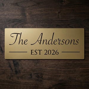 family name sign, custom metal sign, personalized sign, last name plaque, outdoor wall sign, housewarming gift, wedding gift, family plaque, metal name sign, address sign, farmhouse decor, standoff sign, custom home decor