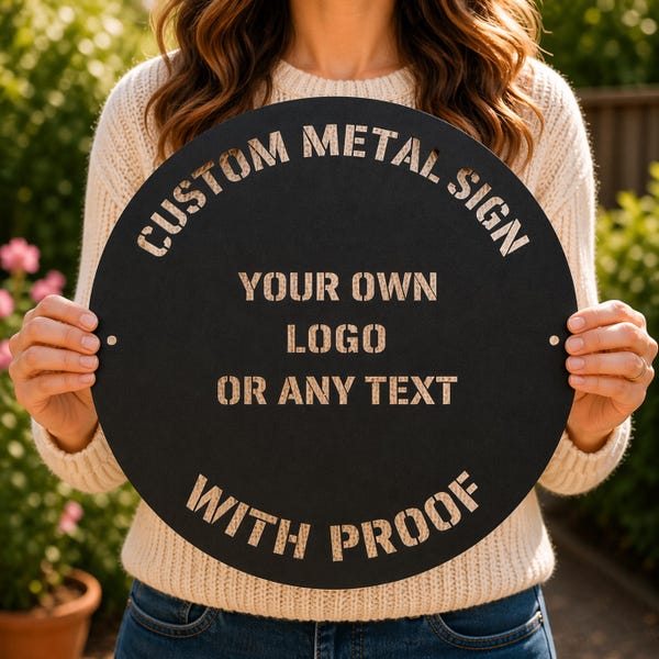 Cnc Cut Aluminum Signs - Etsy UK