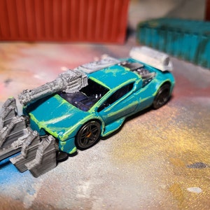 Gaslands Car - &quot;Slick&quot; - Hand-Painted Miniature