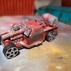 Gaslands Car - &quot;Retrograde&quot; - Hand-Painted Miniature