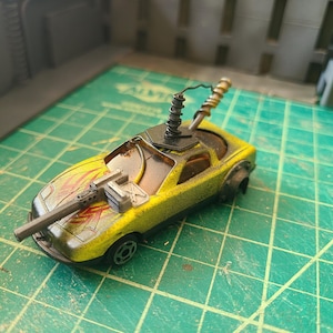 Gaslands Car - ”Lightning Rod” - Hand-Painted Miniature