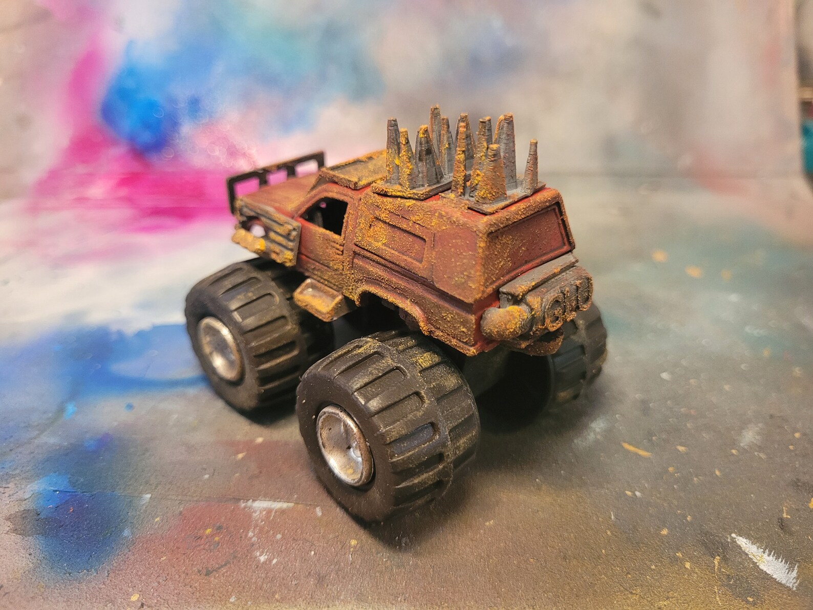 Gaslands Monster Truck - ”grunge” - Hand-painted Miniature - Etsy