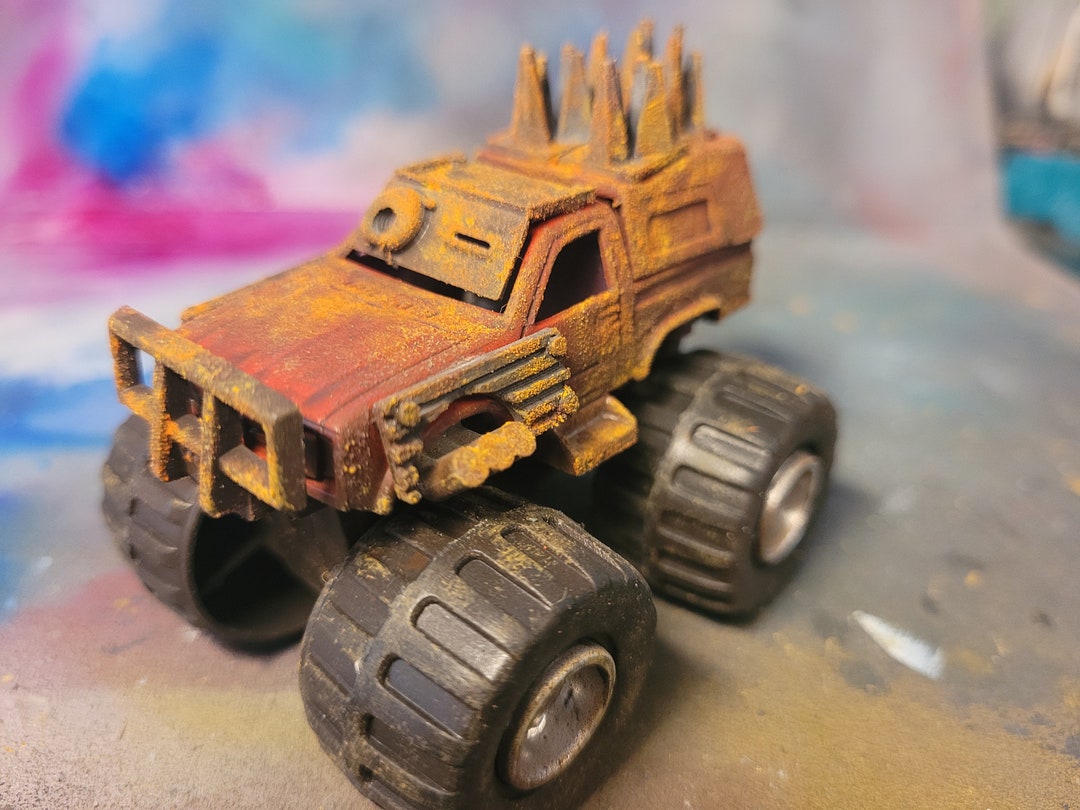 Gaslands Monster Truck - ”grunge” - Hand-painted Miniature - Etsy
