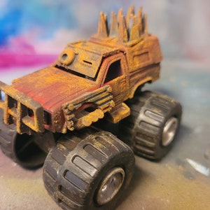 Gaslands Monster Truck - ”Grunge” - Hand-Painted Miniature
