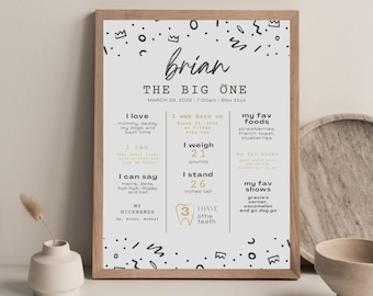 Notorious One Decor, Milestone Sign, Notorious One Birthday Milestone Sign Template, 1st Birthday Decor, First Bday Decor, Biggie Smalls