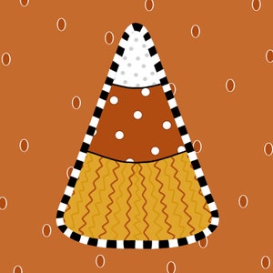 Halloween Candy Corn Art Digitale Datei zum Herunterladen, Halloween Themenkunst, Candy Corn Art, Süßer einfacher Download