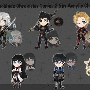 CLEARANCE - Xenoblade Chronicles 2 Torna 2.5&quot; Acrylic Double Sided Charms
