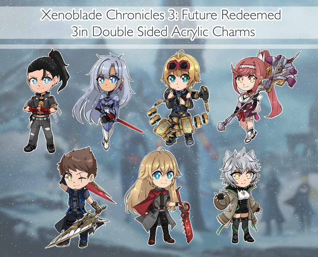 Xenoblade Chronicles 3 Future Redeemed - 3in Double Sided Acrylic