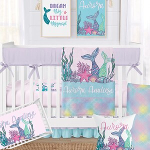 The little mermaid crib bedding clearance