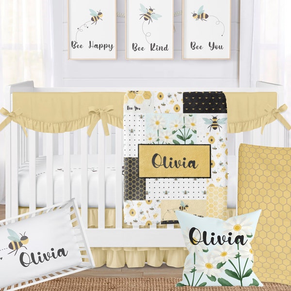 Yellow Baby Bedding Etsy