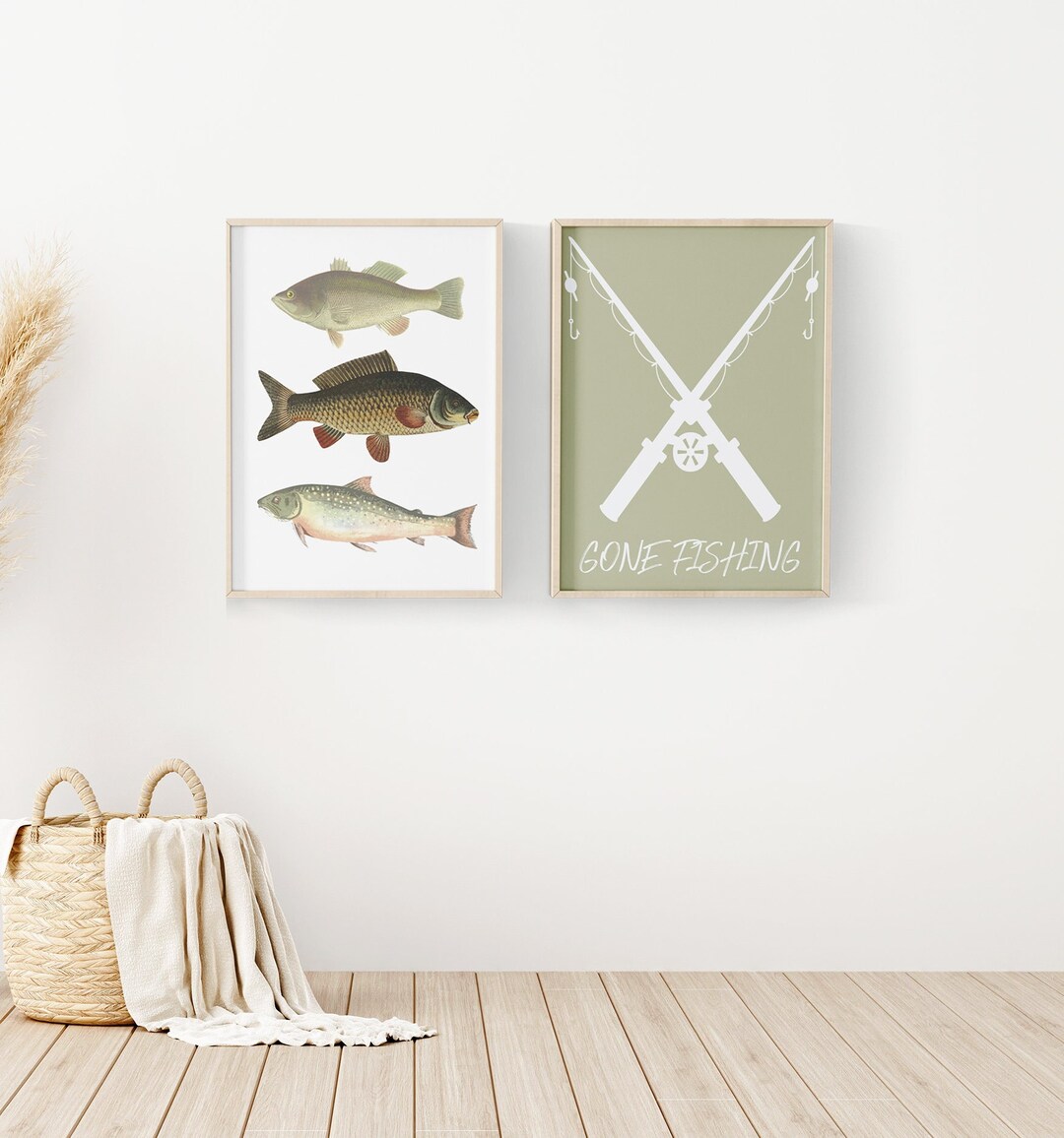 Nursery Wall Art Fishing Nursery Decor Baby Boy Nursery Etsy