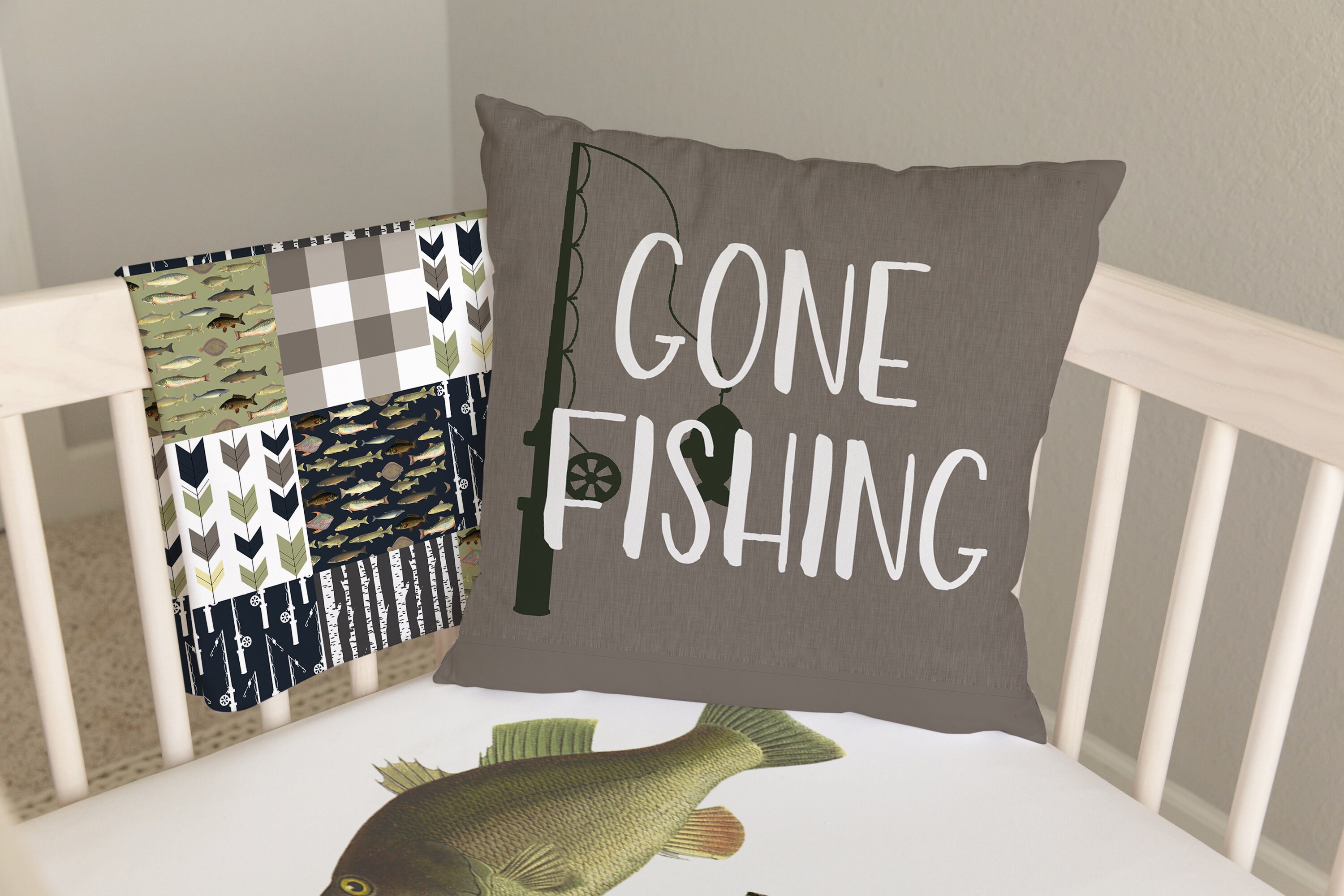 Fishing top crib set