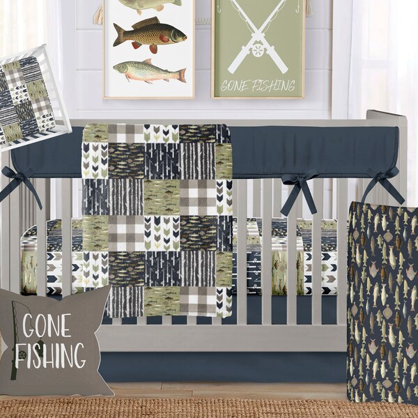 Fishing Crib Bedding Etsy