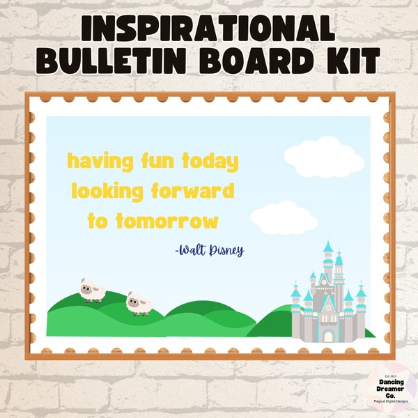 Inspirational Bulletin Board Kit | Bulletin Board Kit Back to School | Bulletin Board | Fall Bulletin Board Kit | Teacher Printables