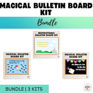 Magisches Bulletin Board Kit Bundle | Pinnwand | Pinnwand Kits | Klassenzimmer-Paket | Pinnwand Dekor | Pinnwand Herbst