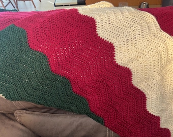 Ripple Christmas Couch Throw