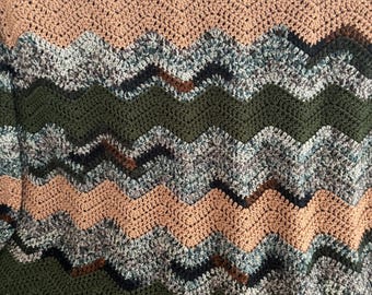 Ripple Camo Blanket Various Sizes
