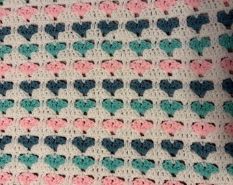 Baby Hearts Blanket - Various Sizes