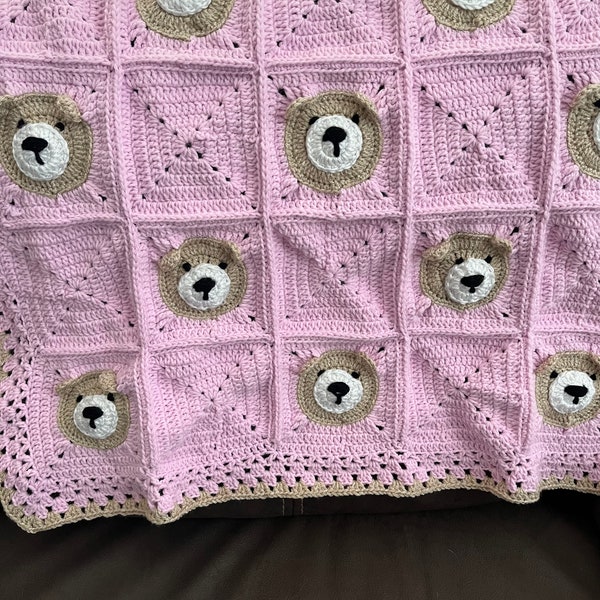 Baby Teddy Bear Blanket