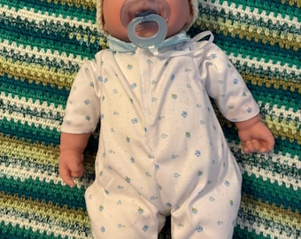 Baby Blanket and Matching Hat