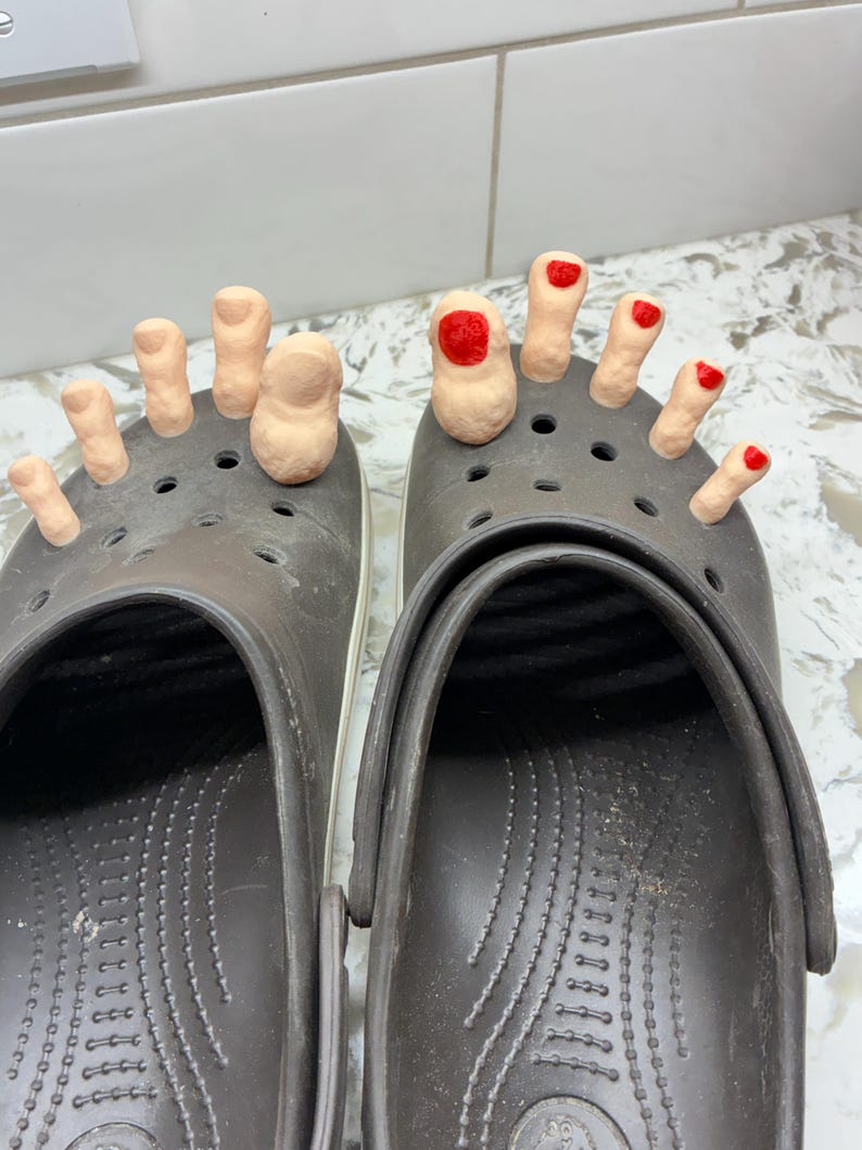 Realistic Crocs Ugly Toes Croc Charms, 3D STL/3MF File - Etsy