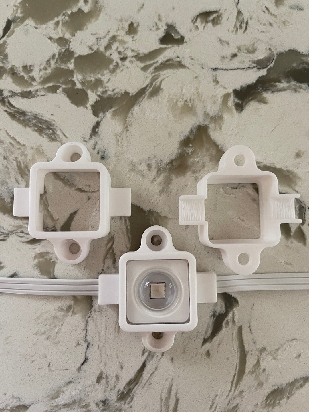 Govee REGULAR Permanent Outdoor Light Mounting Bracket/clip/soffit Free Locating Jig Included