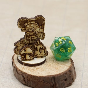 Yuan-ti Artificer miniature | Dungeons and Dragons | Pathfinder | TTRPG | 2D | lasercut | Mini | figure