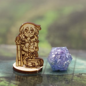 Human Wizard Miniature: Dungeons and Dragons, Pathfinder TTRPG standees