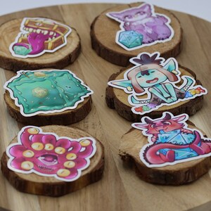 Dungeons and Dragons Stickers 6-pcs Dnd Stickers - Etsy