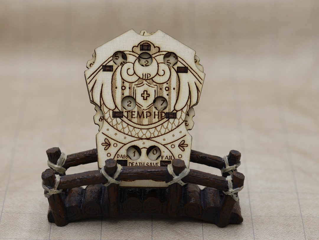 Health Tracker Dnd Build Kit Dungeons and Dragons HP Counter Tabletop