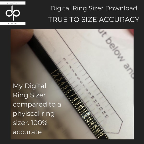Printable Ring Sizer - Etsy